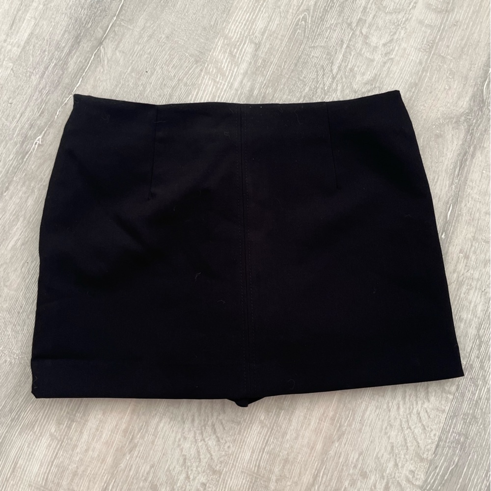 Bershka Black Skort